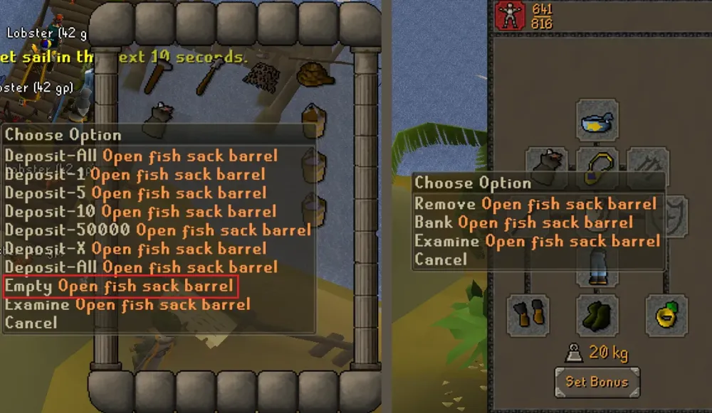 Understanding the OSRS Fish Sack Barrel: A Comprehensive Guide