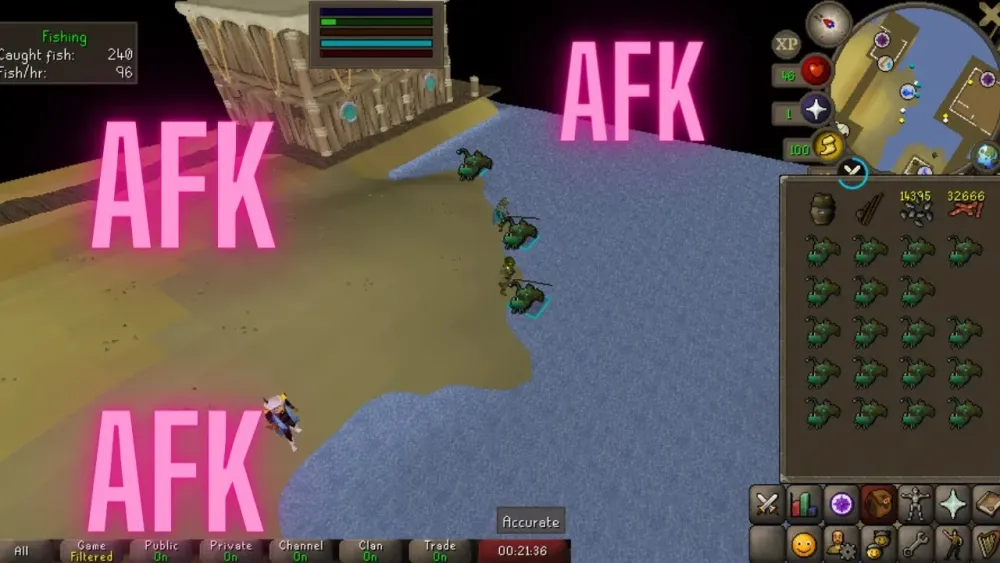 Ultimate Guide to AFK Fishing Training in OSRS