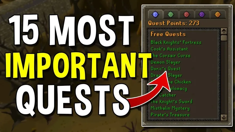 The 15 Most Important Quests to Complete on a New Account Quests for 