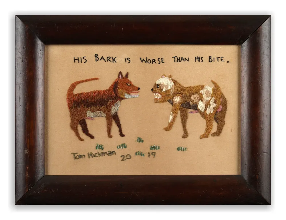 HIS BARK IS WORSE THAN HIS BITE  Robert Young Antiques
