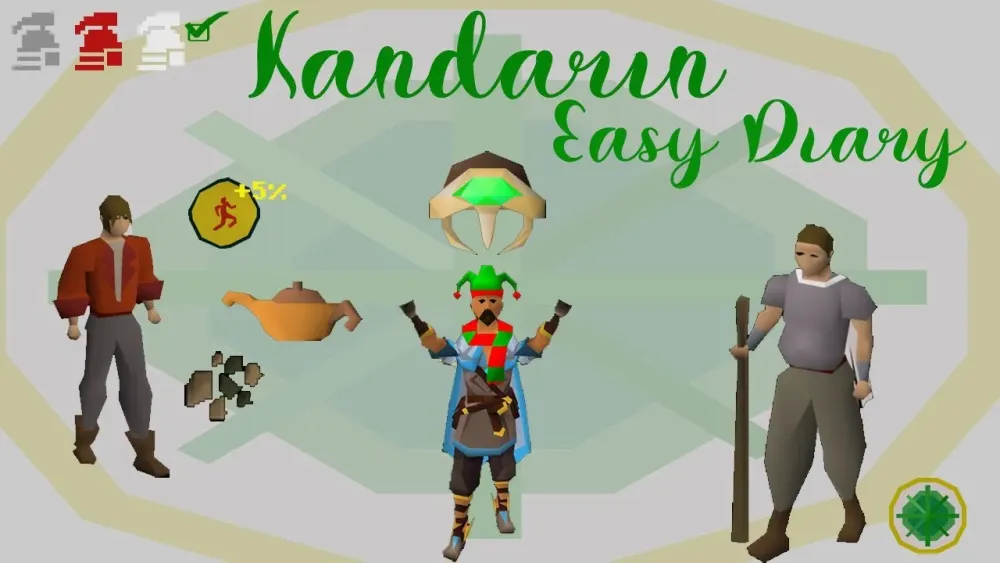 OSRS Kandarin Easy Diary Guide  Ironman Approved  YouTube