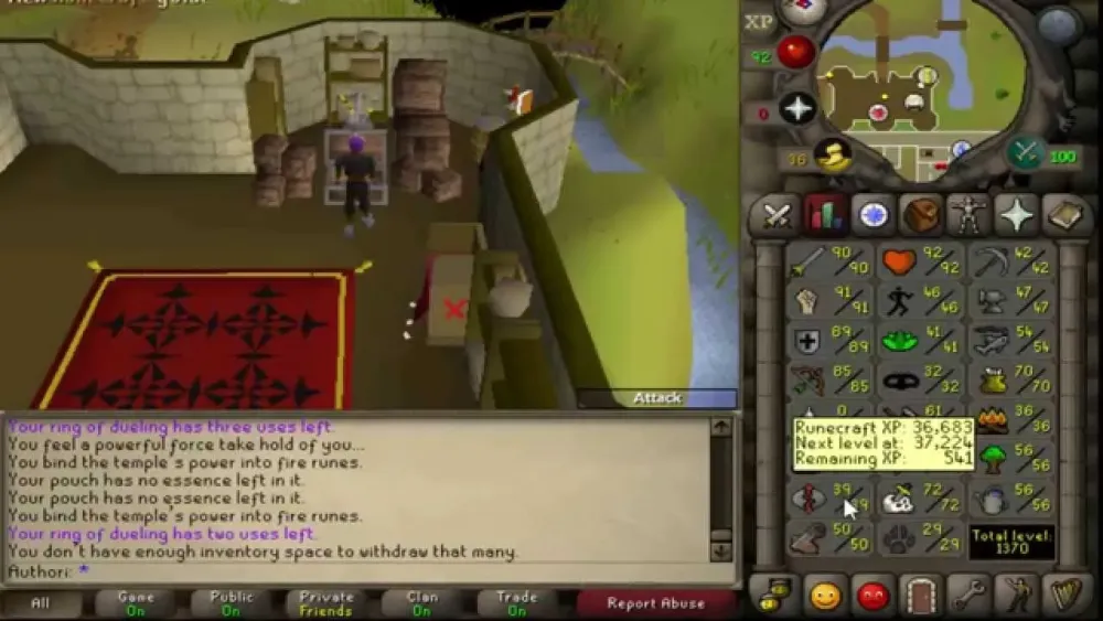 Old School Runescape  How to Runecraft Fire Runes  Quick Guide Ep1 