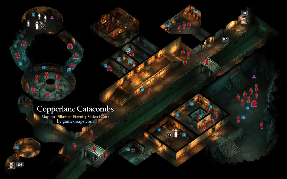 Copperlane Catacombs  Defiance Bay  Pillars of Eternity  gamemapscom