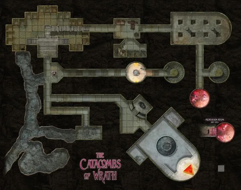 The Catacombs of Wrath by hero339 on deviantART  Dungeons and dragons 