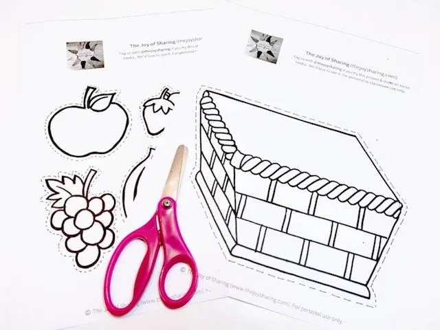 Fruit Basket Craft  Basket crafts Storytime crafts Fruit crafts