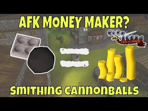 SMITHING Cannonballs For 1 Hour  OSRS Money Making  YouTube