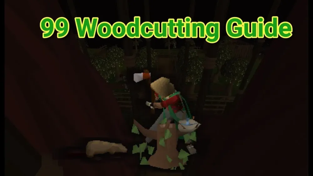 Easiest 199 Woodcutting Guide   Beaver Pet Hosidius Favor 