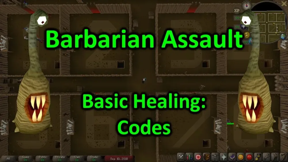 OSRS  Barbarian Assault Basic Healing Codes  YouTube
