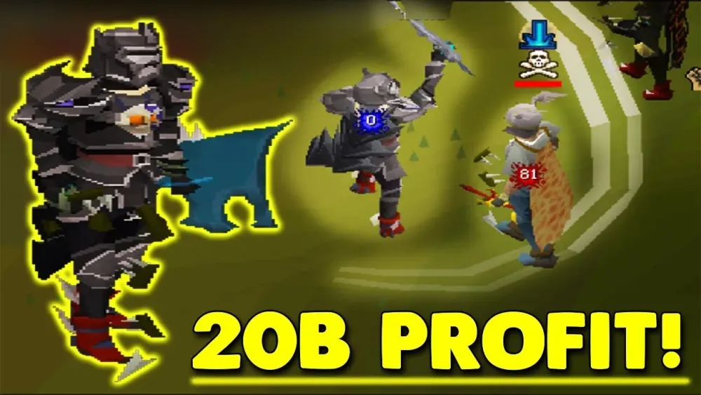 SKULLED PKING IN THE MOST EXPENSIVE ARMOUR OP  15B GIVEAWAY 