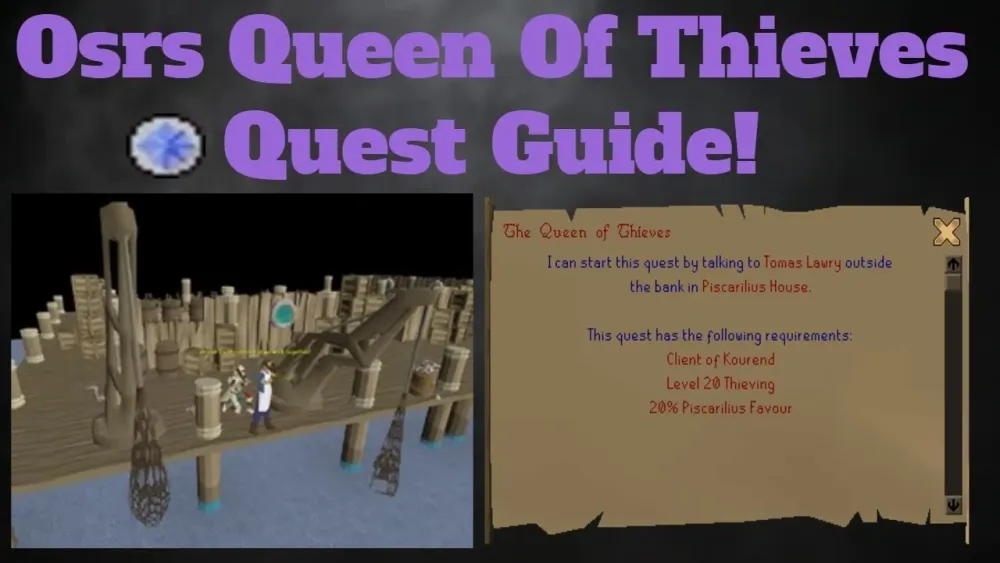 OSRS Queen Of Thieves Quest Guide 2017  YouTube