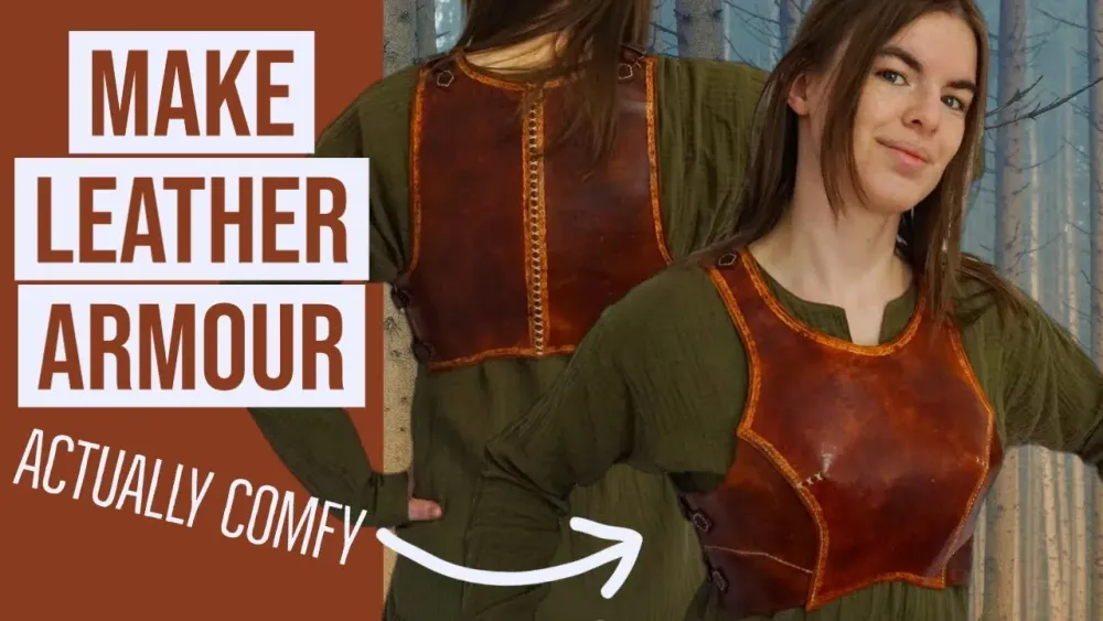 How To Build A Leather Armour From Scratch  For LARP And Other 