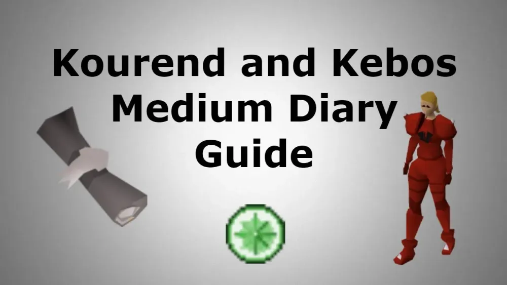 Kourend and Kebos Medium Diary Guide  YouTube