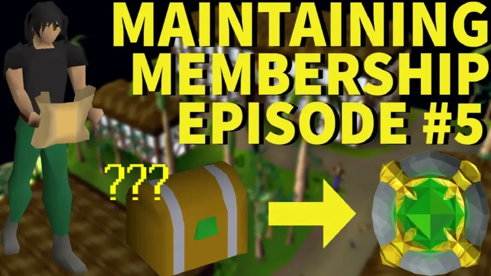 OSRS  MAINTAINING MEMBERSHIP by ONLY Completing EASY CLUES  Episode 