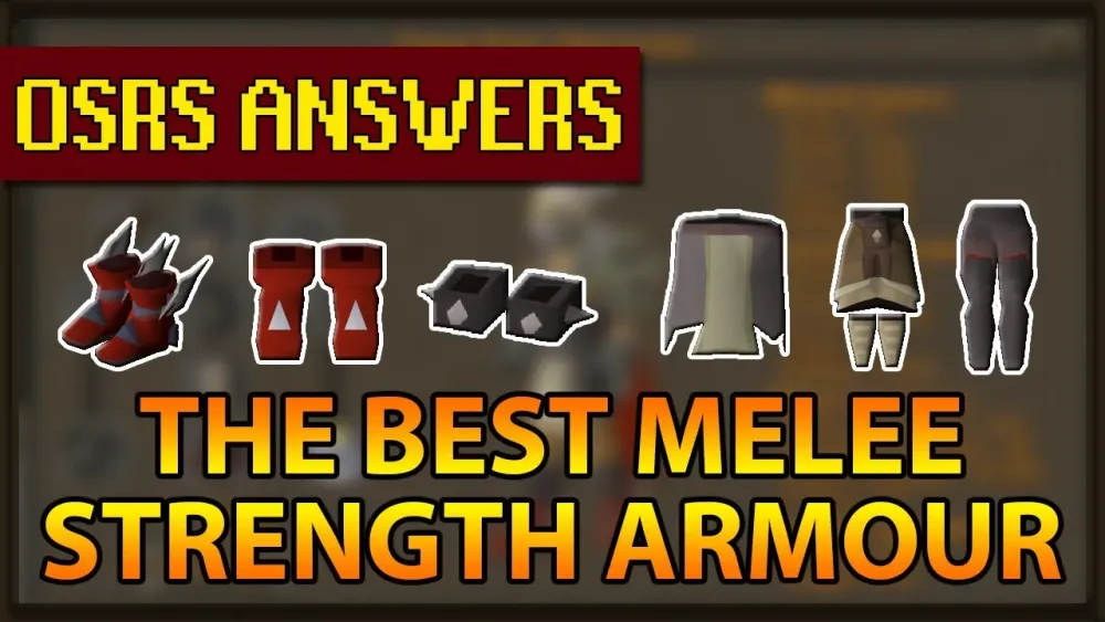 OSRS Answers  Whats the best melee armour STRENGTH BONUS  YouTube