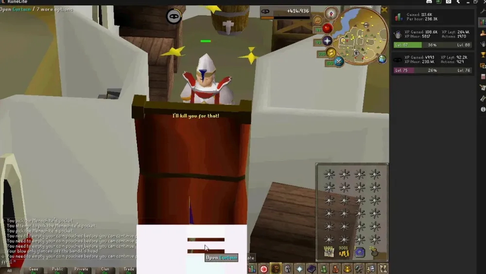 Mastering Blackjacking on Mobile in OSRS