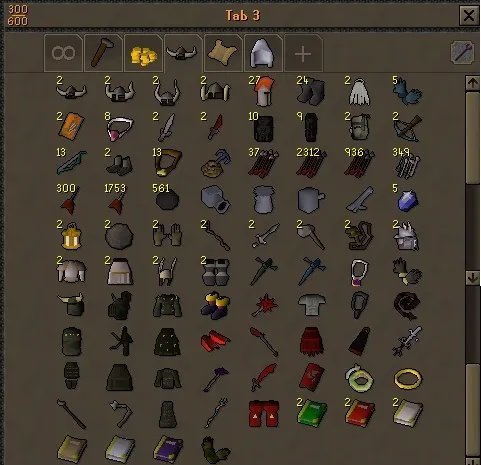 Bank Organization  Team Ninja OSRS