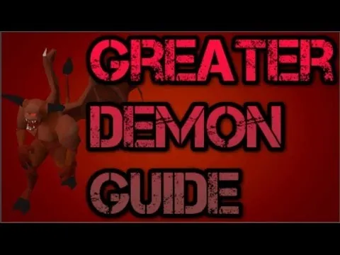 220 Greater Demons done in under 30mins Guide OsrsSlayer  YouTube