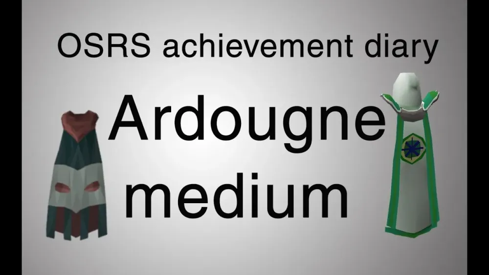 OSRS Ardougne medium diary guide  YouTube