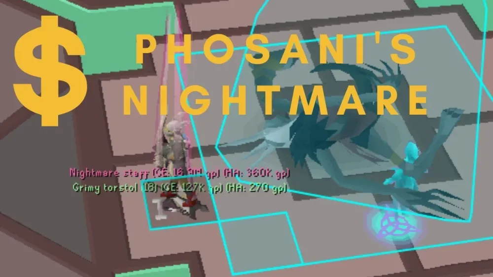 OSRS  Phosanis Nightmare kill example using Thralls and Sanguinesti 