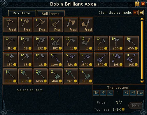 Bobs Axe Shop in OSRS: A Comprehensive Guide