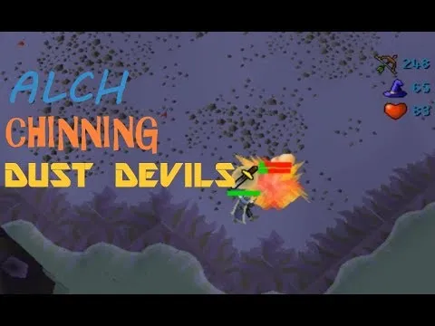 OSRS Alch Chinning Dust Devils 300K Range And 60K Magic XP Per Hour 