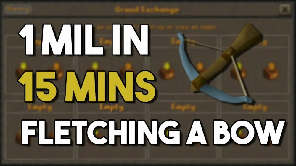 OSRS How I Made 1Mil in 15 Minutes Fletching a Crossbow Oldschool 