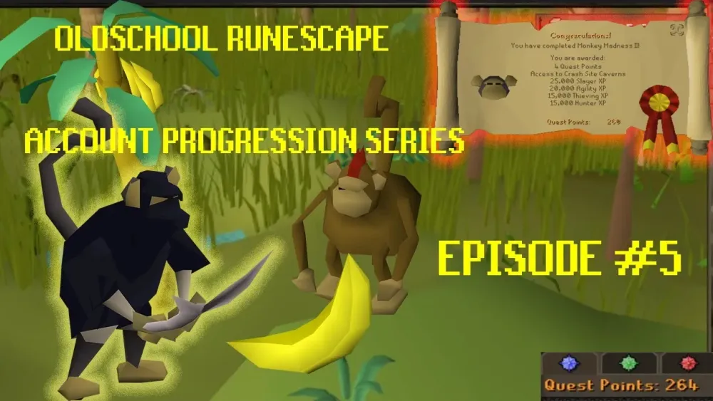 MONKEY MADNESS 2 FINISHED  OSRS ACCOUNT PROGRESSION SERIES EPISODE 5 