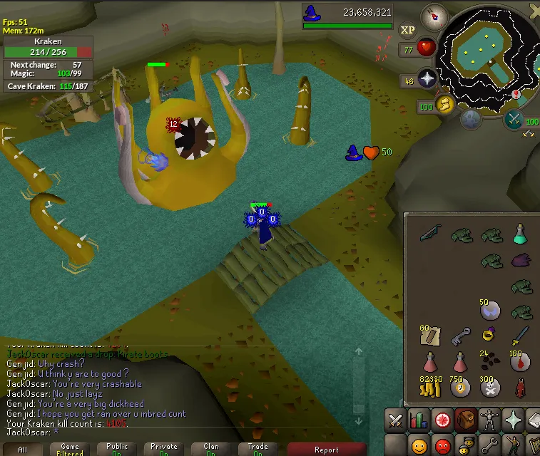 Cave Kraken Osrs  All Gadoes