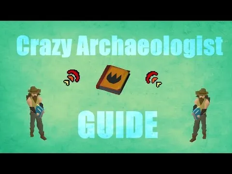 Crazy Archaeologist Guide 2007  100 Loots Old School Runescape OSRS 