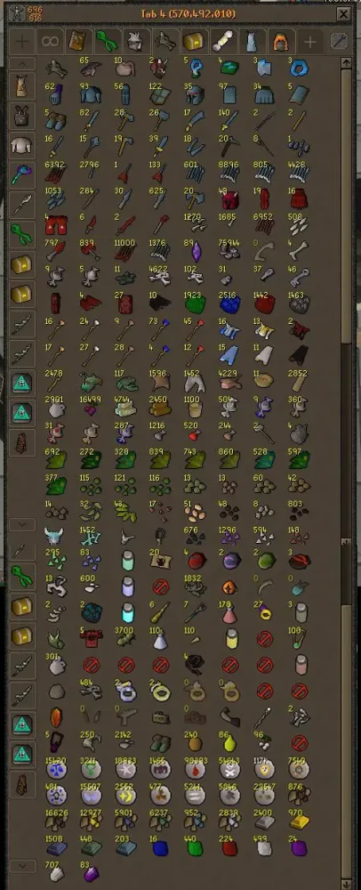 13m20m Slayer tab Contains pretty much every drop from DuradelKonar 