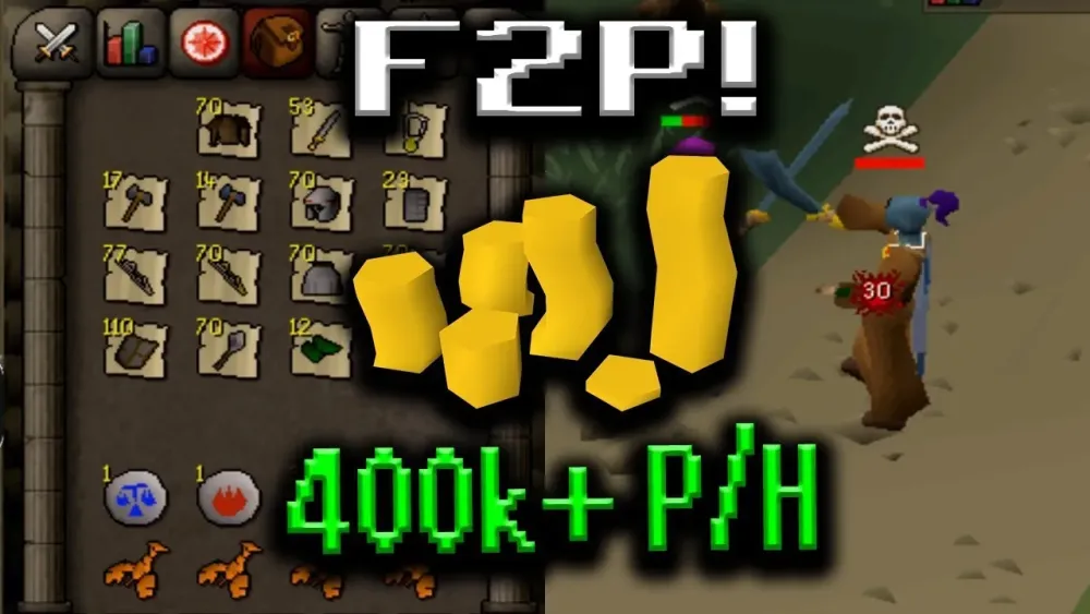 BEST F2P MONEY MAKING METHODS OSRS 400k Ph Part 3  YouTube
