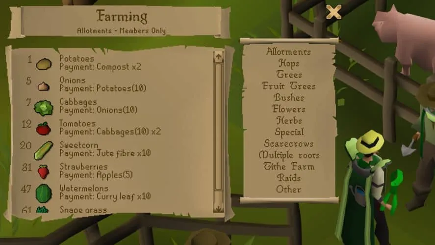 Old School RuneScape OSRS  How Does Farming Work  Gamer Empire