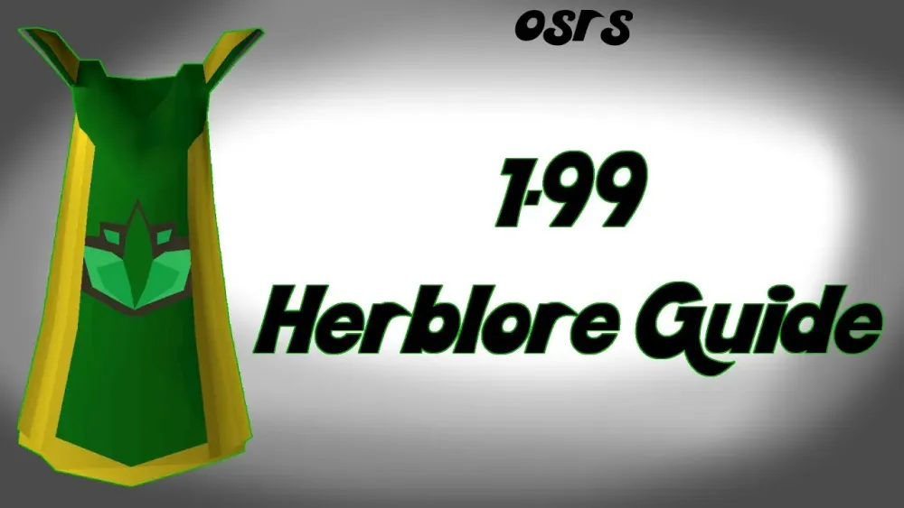 OSRS Fastest 199 Herblore Guide P2P  YouTube