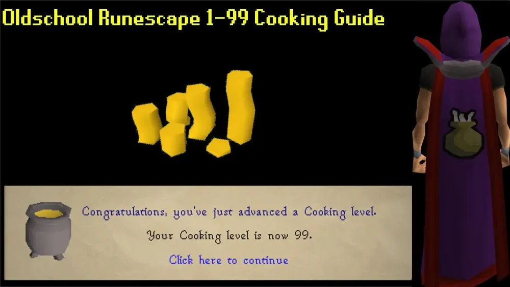 Quick and Easy 199 Cooking Guide OSRS  YouTube