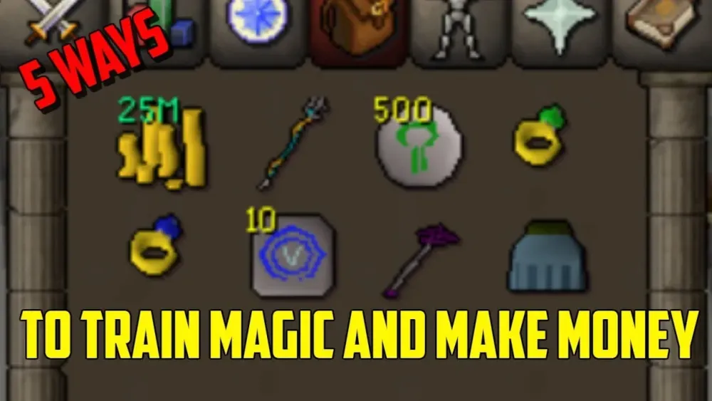 OSRS 5 Ways To Train Magic And Make Money  YouTube