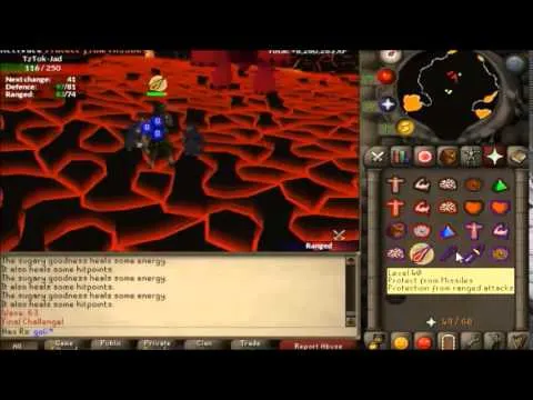 OSRS Fight Cave Setup and Jad Fight  YouTube