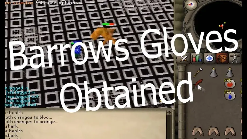 OSRS RUNESCAPE 2007 RECIPE FOR DISASTER BOSS  Barrows Gloves 
