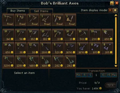 Bobs Axe Shop in OSRS: A Comprehensive Guide
