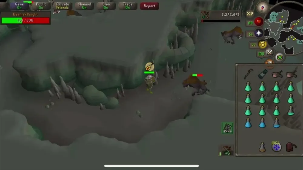 Osrs How I kill Basilisk Knights Ironman on mobile AFK method  YouTube