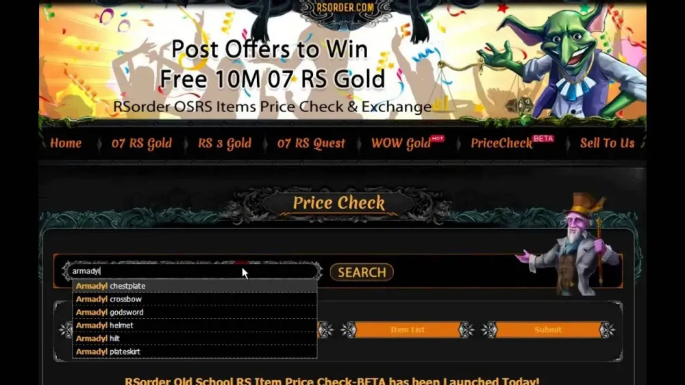 How to use Old school Runescape Items Grand Exchange on RSorder  YouTube