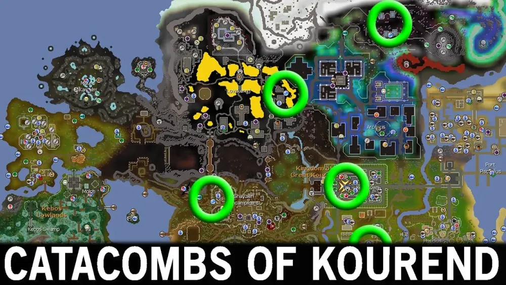 How to Get To Catacombs Of Kourend OSRS  Unlocking HolesEntrances 