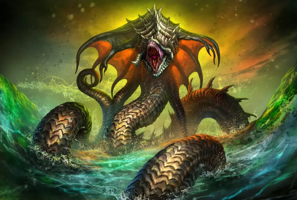 ArtStation  Sea snakes  