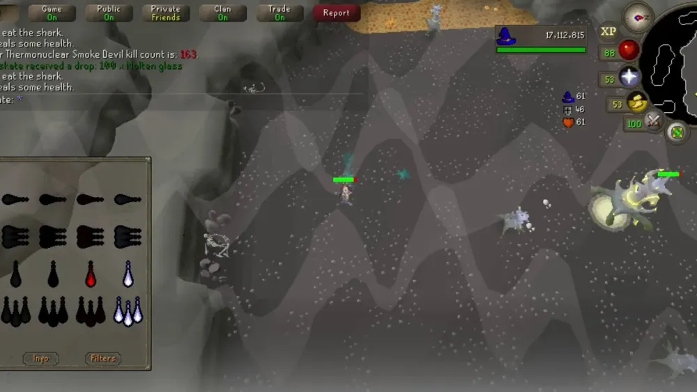 Thermonuclear smoke devil  OSRS  magic way  YouTube