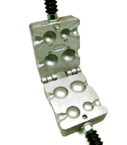 HILTS CANNONBALL CANNON BALL SINKER MOLD DO IT YOURSELF MOLDS LMCB 
