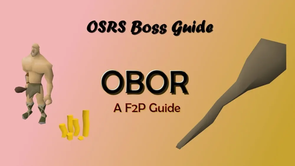 OSRS F2P Obor Boss Guide  YouTube