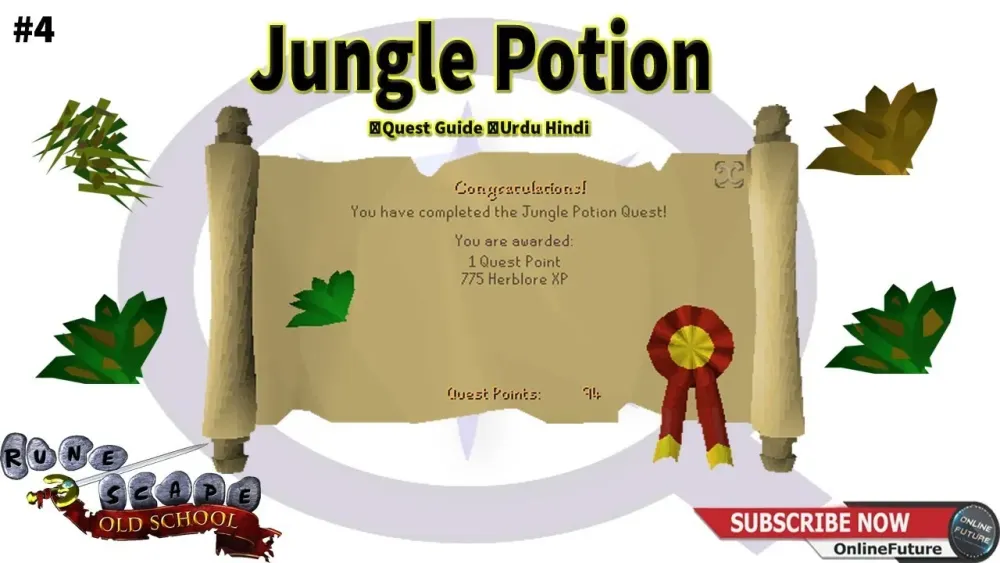 OSRSHow To Complete Jungle Potion Quest 2019 Quick Quest Guide Urdu 