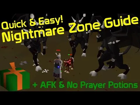 How To AFK Nightmare Zone Without Using Prayer Potions Guide EASY 