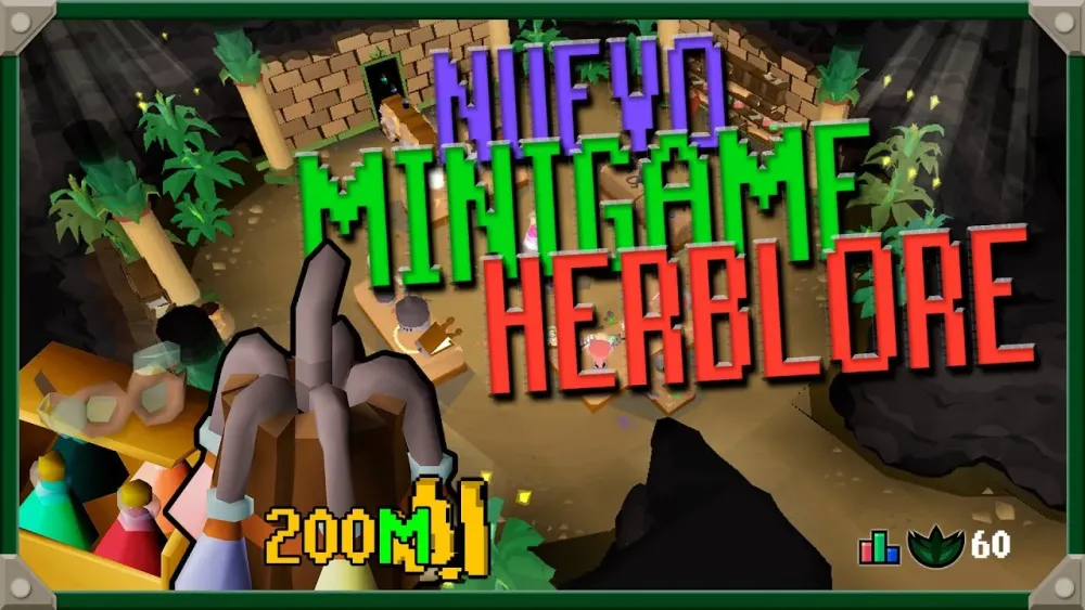 GUA  NUEVO MINIGAME HERBLORE  ITEM DE 200M  MASTERING MIXOLOGY 