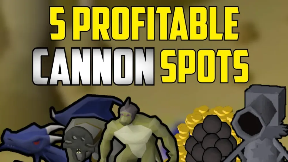 The Best AFK Cannon Spots in OSRS for Effortless Training in 2025