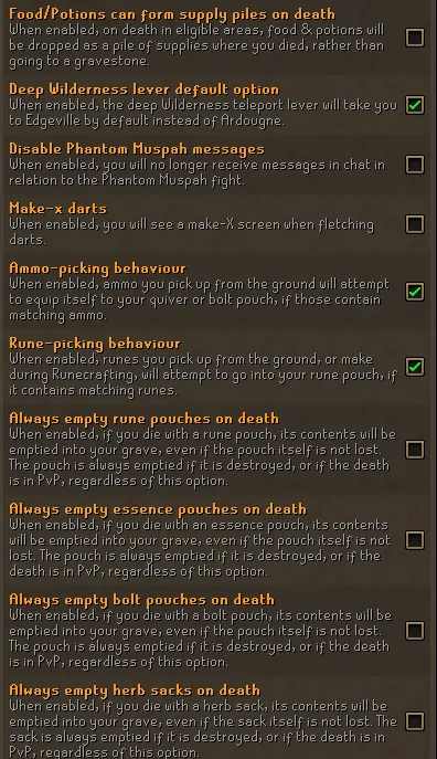QOL request We can toggle rune pouchquiver behavior from the 